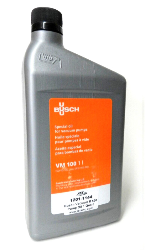 Busch Pump Oil 1 Quart Busch Vacuums Pumps Busch R-530  VM100