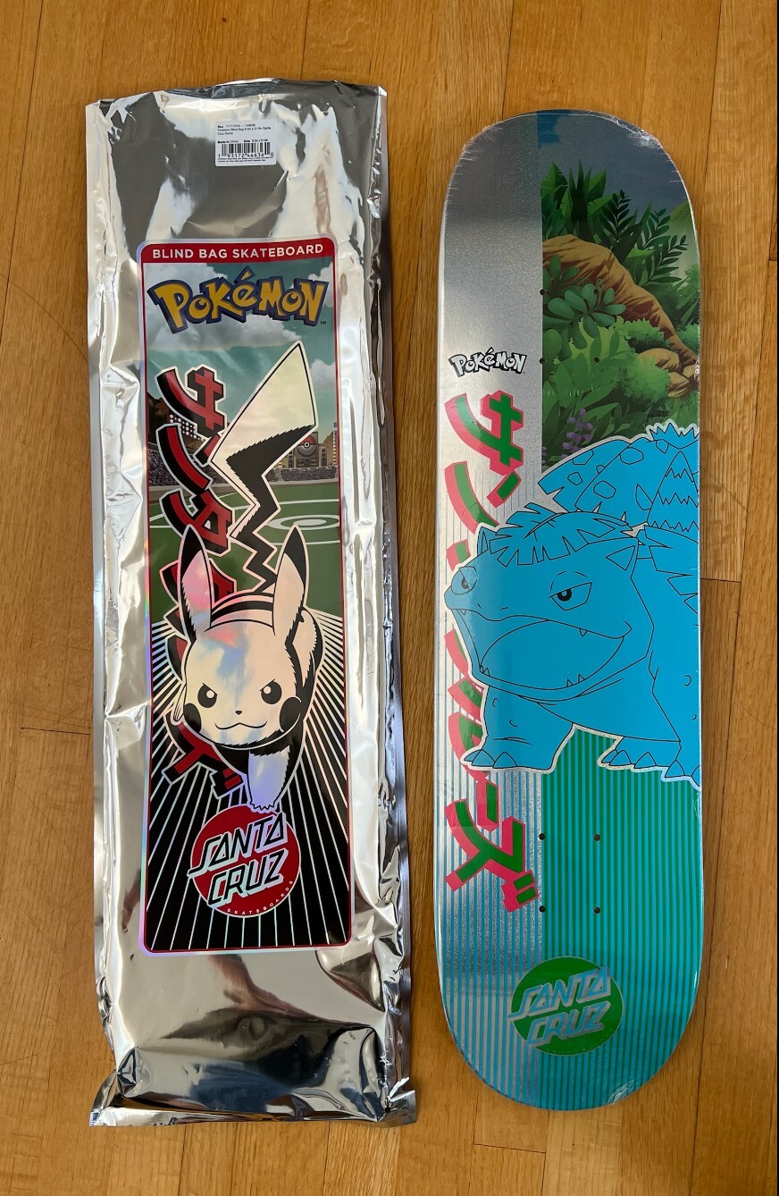 Santa Cruz - SANTA CRUZ × ポケモン BLIND BAG DECK Santa Cruz x Pokémon Blind Bag Skateboard Deck