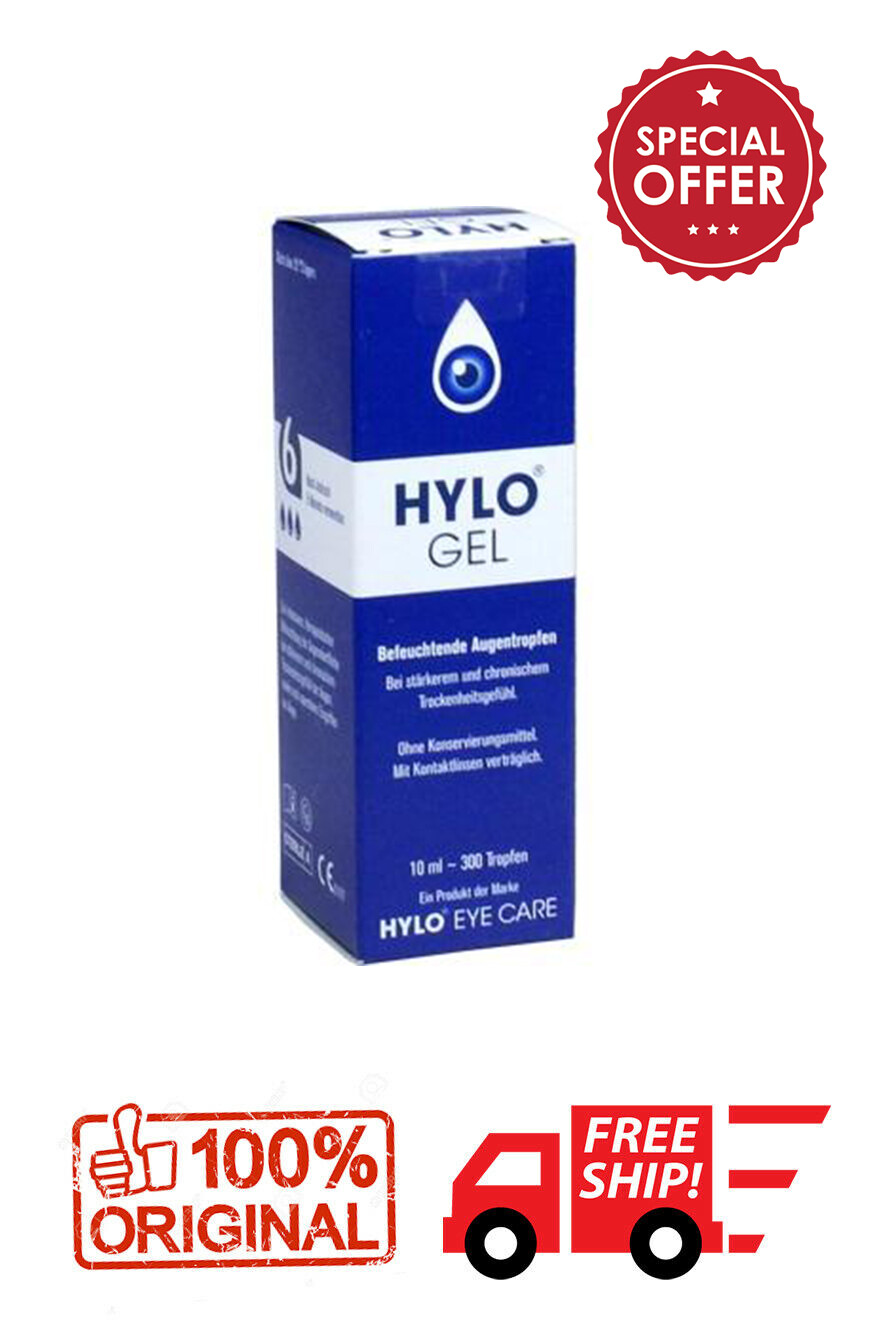 Hylo Gel Ursapharm 10ml Hyaluronic prescriptionfree eye drops eBay