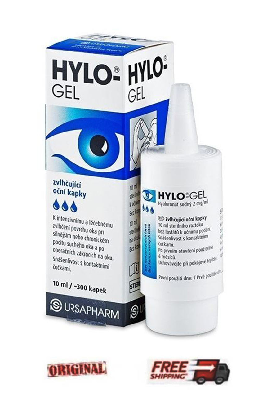 Hylo Gel Ursapharm 10ml Hyaluronic prescriptionfree eye drops eBay