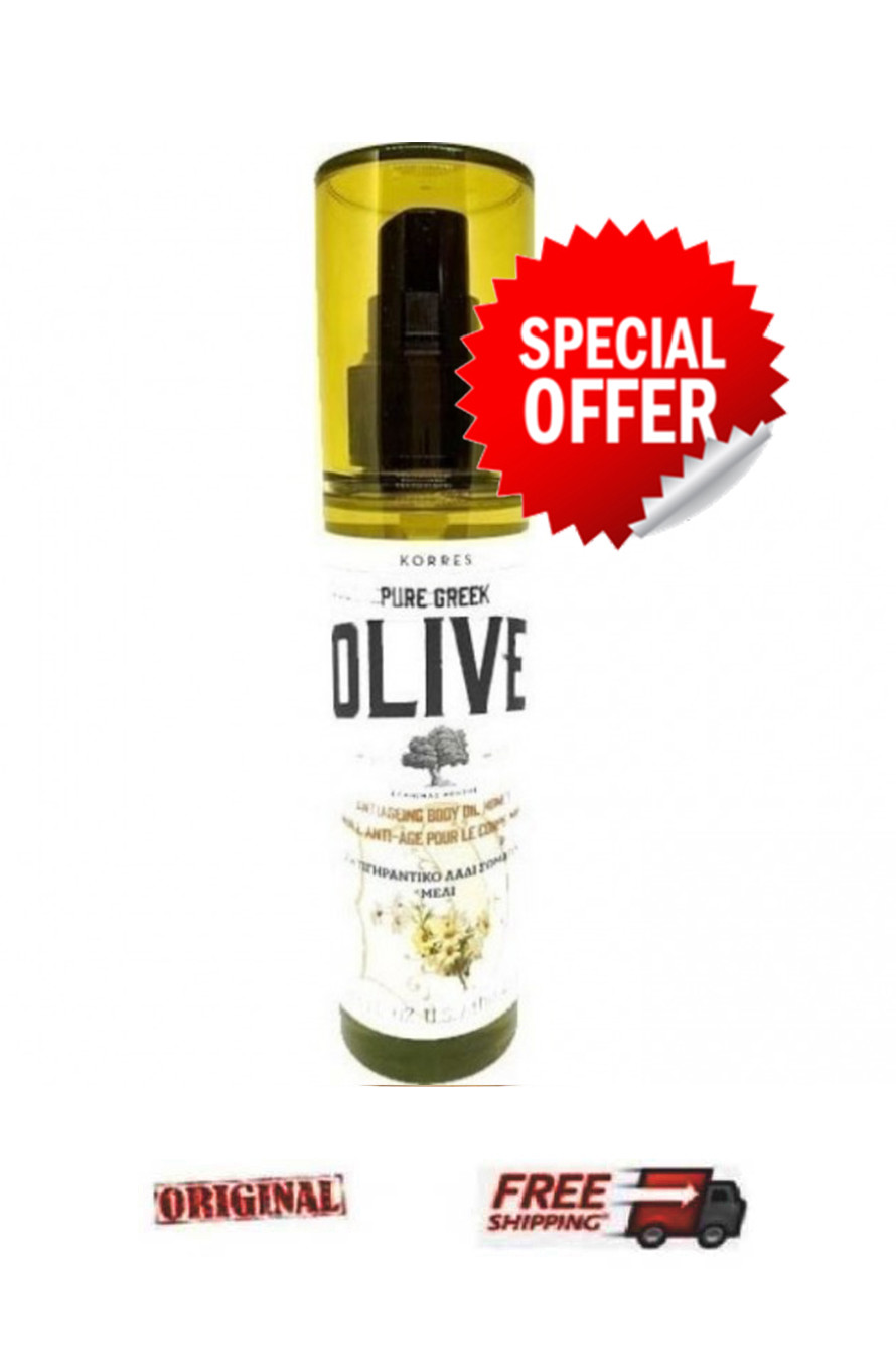 KORRES PURE GREEK OLIVE ANTIAGING BODY OIL WITH HONEY 100ml