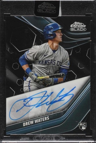 2023 Topps Chrome Black - Drew Waters #CBA-DW