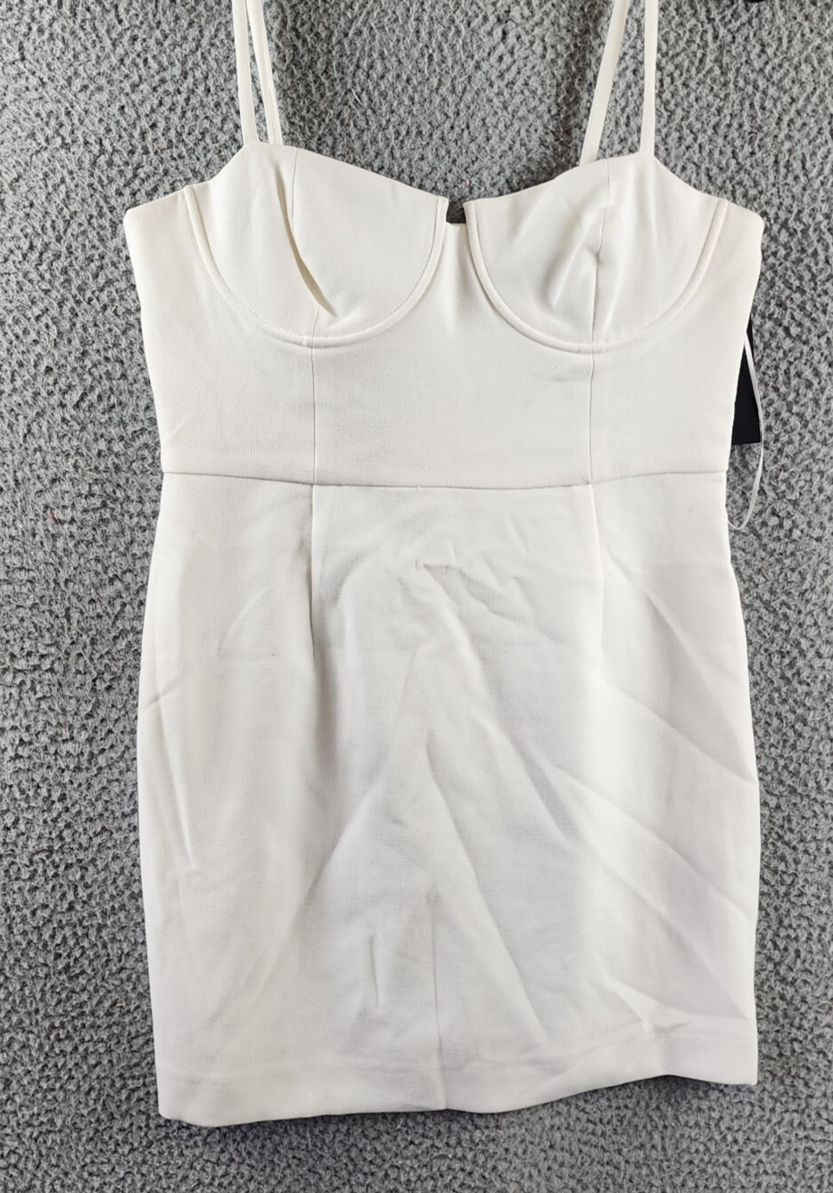 FRENCH CONNECTION Whisper Corset Dress Women's 8 Sumer White Back Zip Closure - Picture 2 of 13