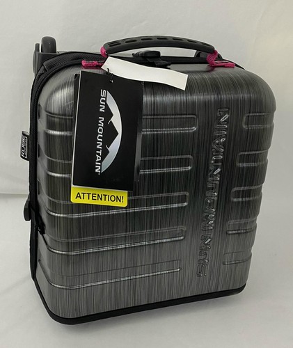 Sun Mountain KUBE Wheeled Golf Travel Cover Bag​ Pink/Grap