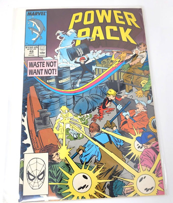 Power Pack #49 OCT 1989 - Marvel VF+ NEW NEVER Read Comic