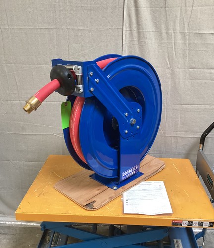 Tshf-n-635 Spring Return Hose Reel 35' (1" I.d) 1" Mnpt 300 Psi Max