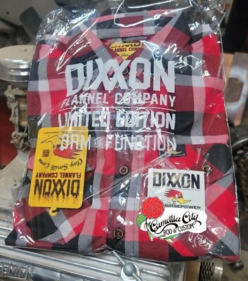2XL Clay Smith Cams MR HORSEPOWER Flannel DIXXON Drag Racing Hot Rod
