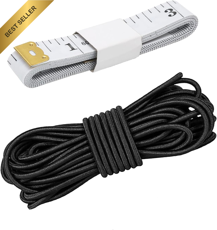 17ft Elastic Cord Set 3mm (1/8