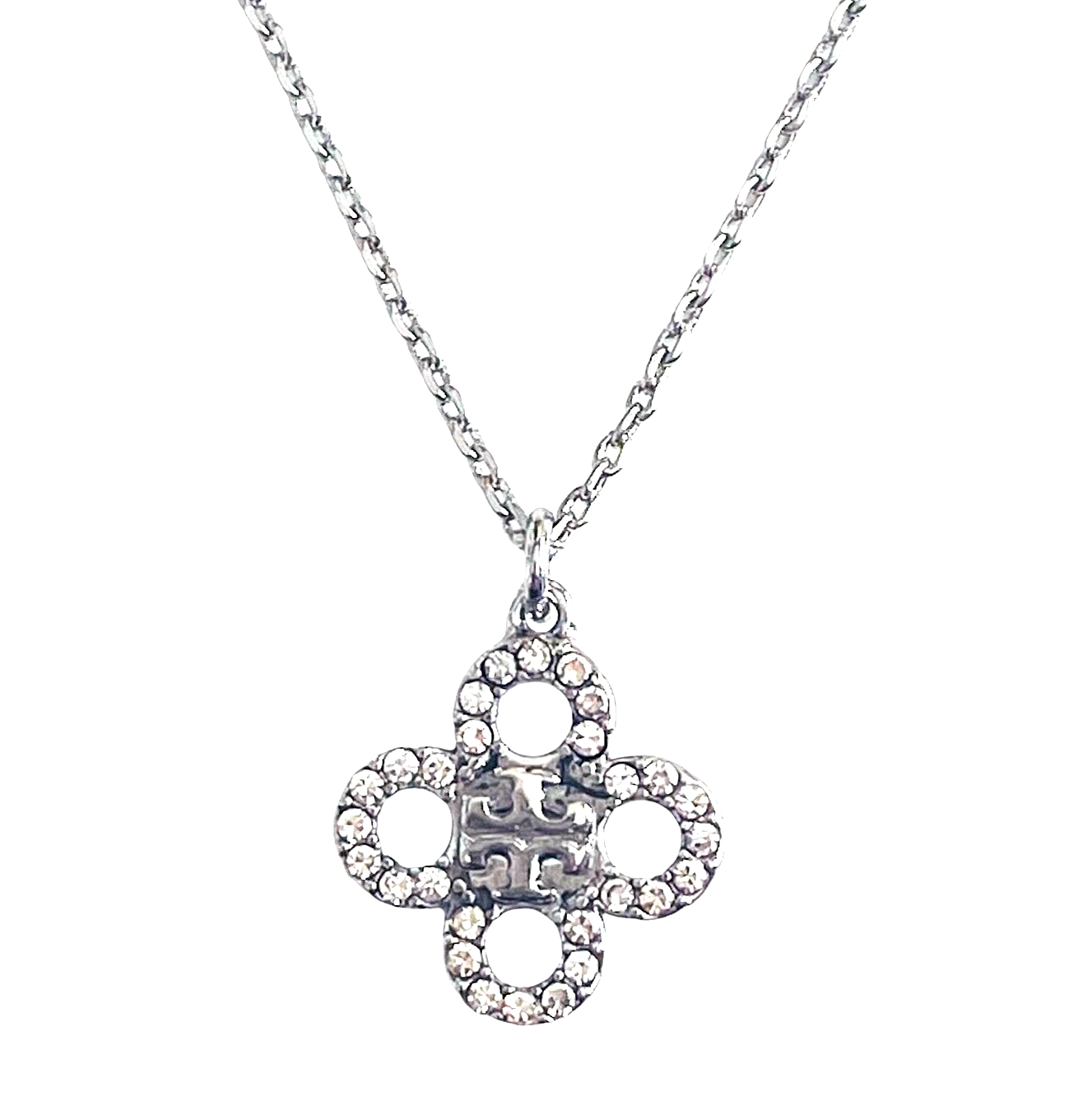 トリバーチ　KIRA CROVER PAVE PENDANT NECKLACE Kira Clover Pavé Pendant and Stud Gift Set: Women's Designer