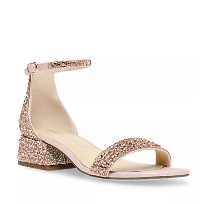 Betsey johnson rose gold shoes hotsell