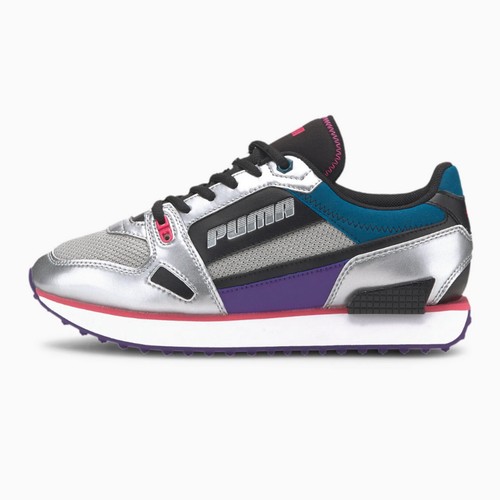 

Puma Mile Rider Wonder Galaxy Женские кроссовки размер 6 кроссовки серебристые, Серебряный, PUMA Mile Rider