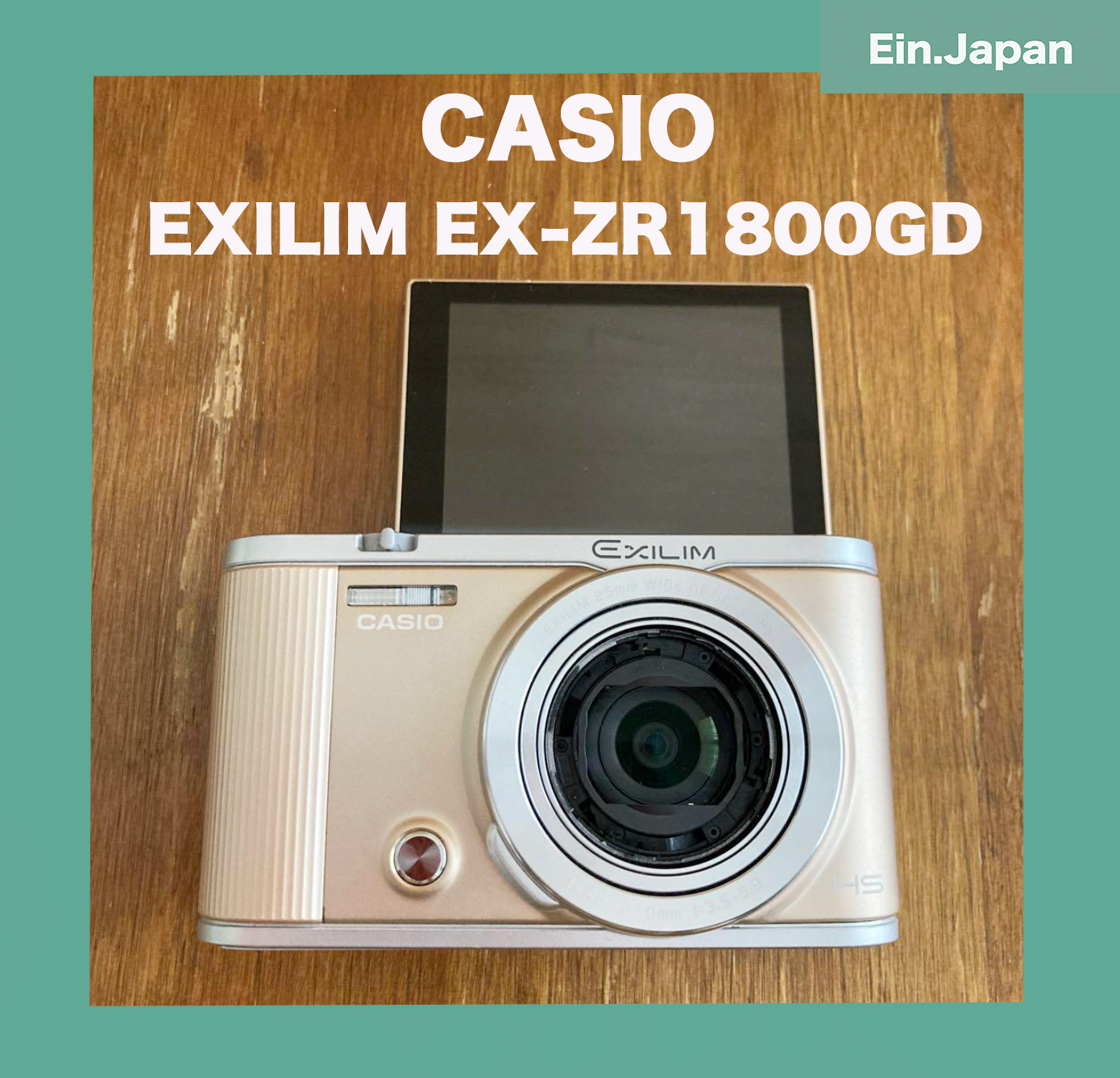 CASIO EXILIM EX-ZR1800GD Bluetooth 4.0 Wi-Fi High Speed CASIO EXILIM EX-ZR1800GD Bluetooth 4.0 Wi-Fi High Speed