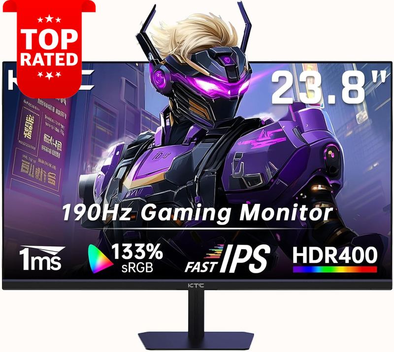 24 Inch 190Hz/180Hz Gaming Monitor,Hdr 400 Fast IPS Screen,Fhd 1080P Monitor,133