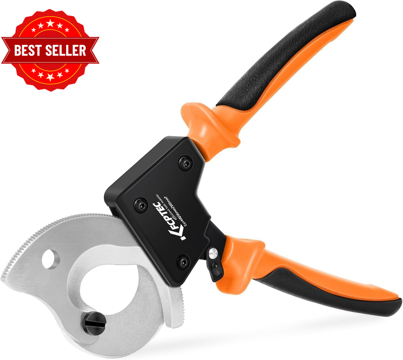 Ratcheting Cable Cutter 300 Mm² / 600 MCM, Copper & Aluminium Wire Cutter with T