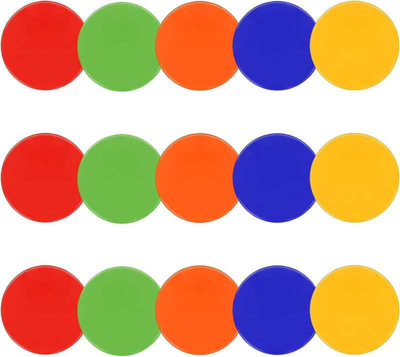 9 Inch 10 Inch 6pcs Rubber Agility Dots Flat Cones Non Slip Sports