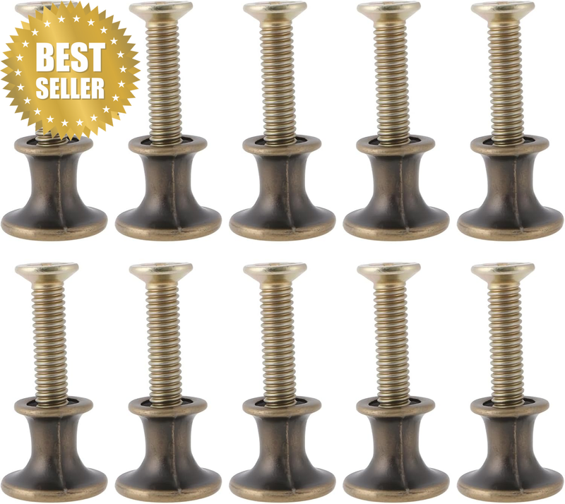 10PCS 12X11Mm Mini Retro Mushroom Knobs Alloy Drawer Pulls for Jewelry Box Cabin