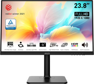 Modern MD2412P, 24'', 1920 X 1080 (FHD) IPS, Freesync, HDR Ready, 100Hz, TUV Cert