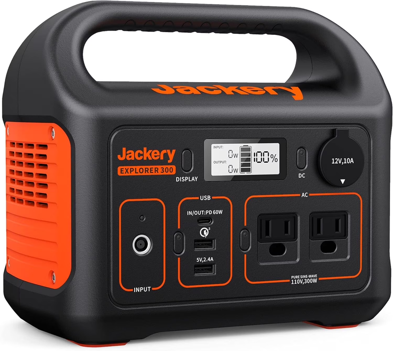 Portable Power Station Explorer 300, 285Wh, Backup Lithium Battery, 300W Continu
