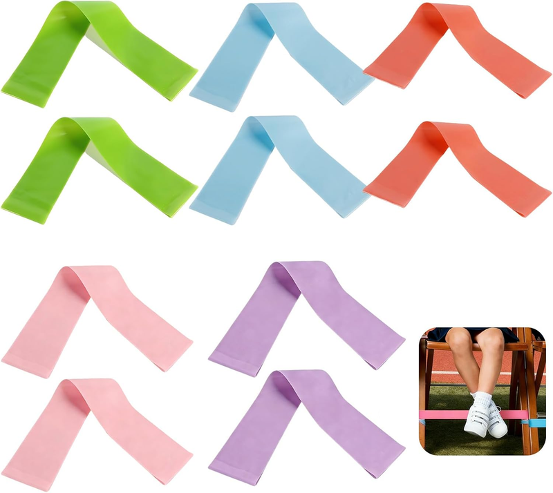 10 Pcs Bouncy Chair Bands for Children with Fidgety Feet, Enhancing Focus and Co