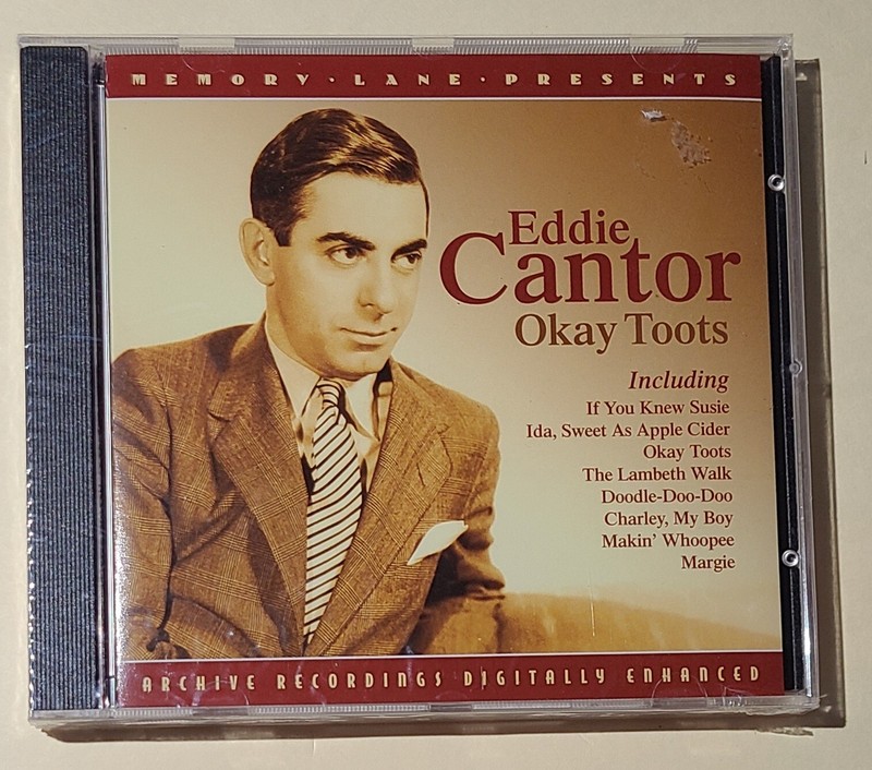 EDDIE CANTOR-OKAY TOOTS DIG ENHANCED CD, 26 TRACKS  **BRAND