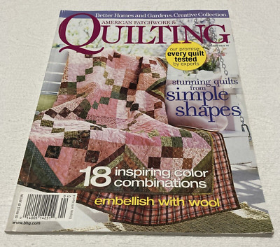 BHG American Patchwork and Quilting Magazine April 2006 Issue 79