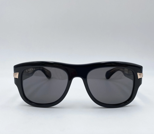 Pre-owned Gucci Gg1517s-001 Black Sunglasses In Gray