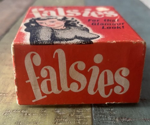 1950 FALSIES "For The Glamor LOOK" Teeth with Box by H FISHLOVE CO CHICAGO
