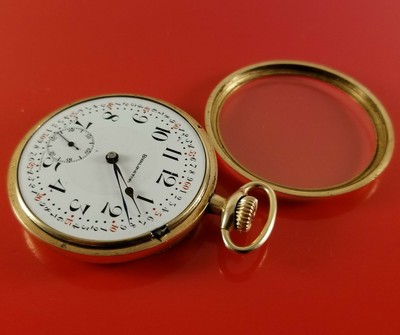 Vintage Burlington Pocket Watch Swiss 21 Jewels 