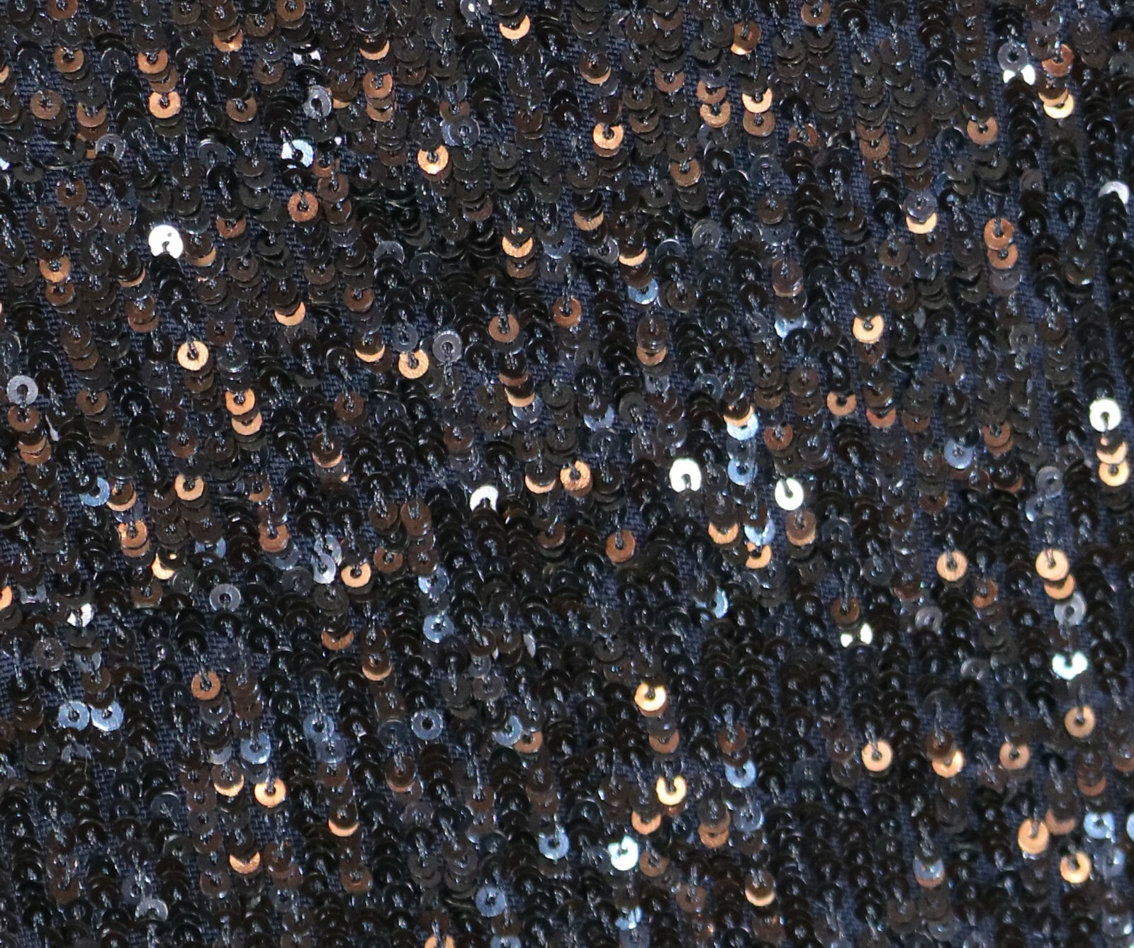 Pre-owned Sies Marjan Clare Stretch Pailette Drape Front Sequin Dress Navy Brand In Blue
