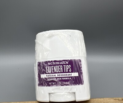 schmidts deodorant 6 pack travel sizeLAVENDER TIPS No Box