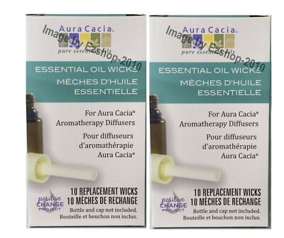 Essential Oil Wick Diffuser Replacement Stick - 20 Refill Wicks Sponges Car Home