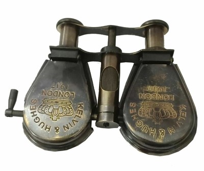 Vintage Nautical Pocket Binocular Marine Folding Spyglass Collectible Gift