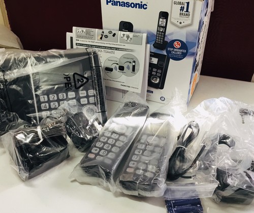 Panasonic DECT 6.0 2 Handsets Cordless Phone Digital Answering Machine System