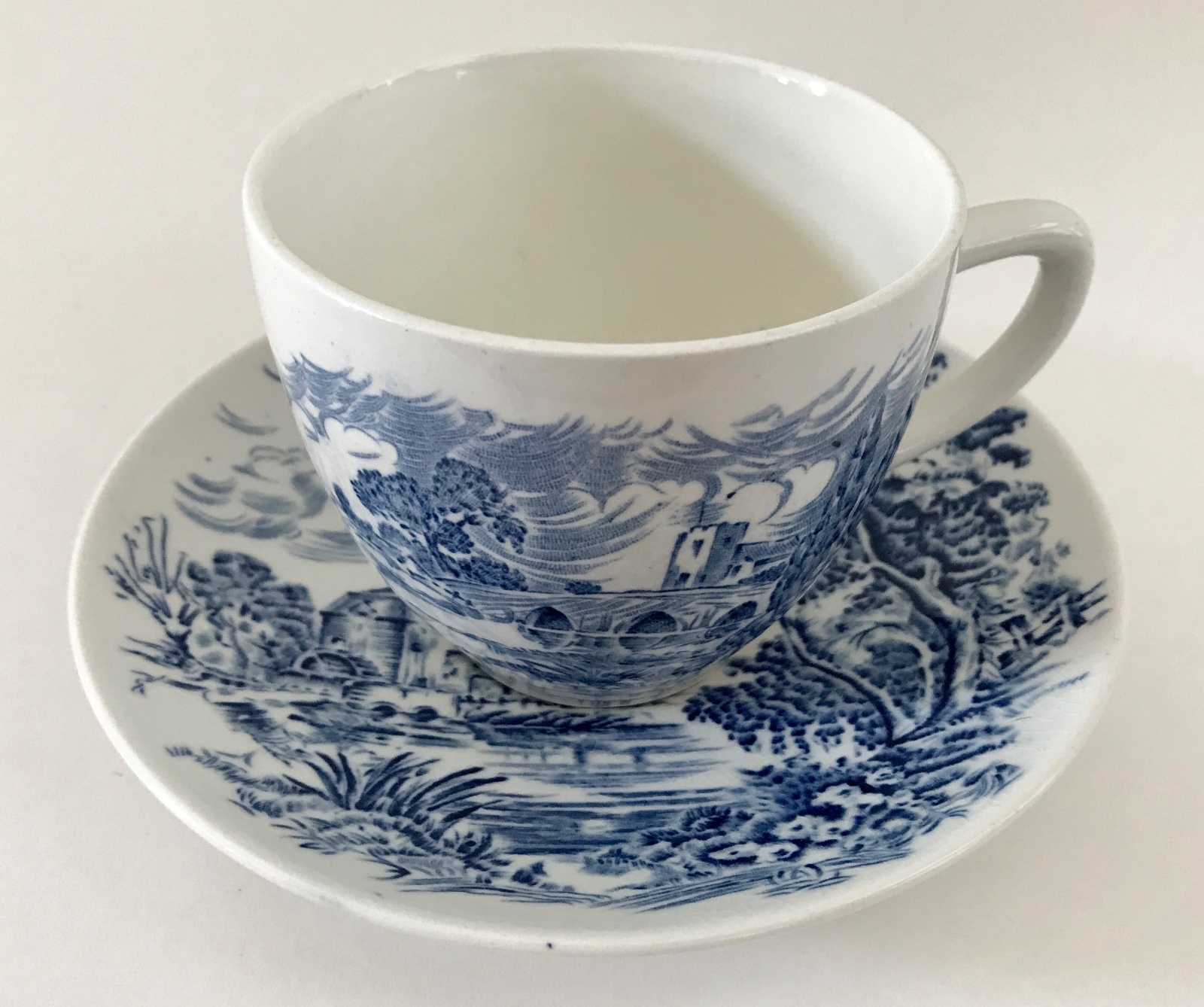 Vintage Enoch Wedgwood & Co. Countryside Pattern Teacup and Saucer