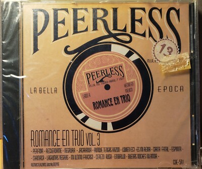 PEERLESS LA BELLA EPOCA ROMANCE EN TRIO VOL. 3 - VARIOS TRIOS (1996 BRAND NEW CD