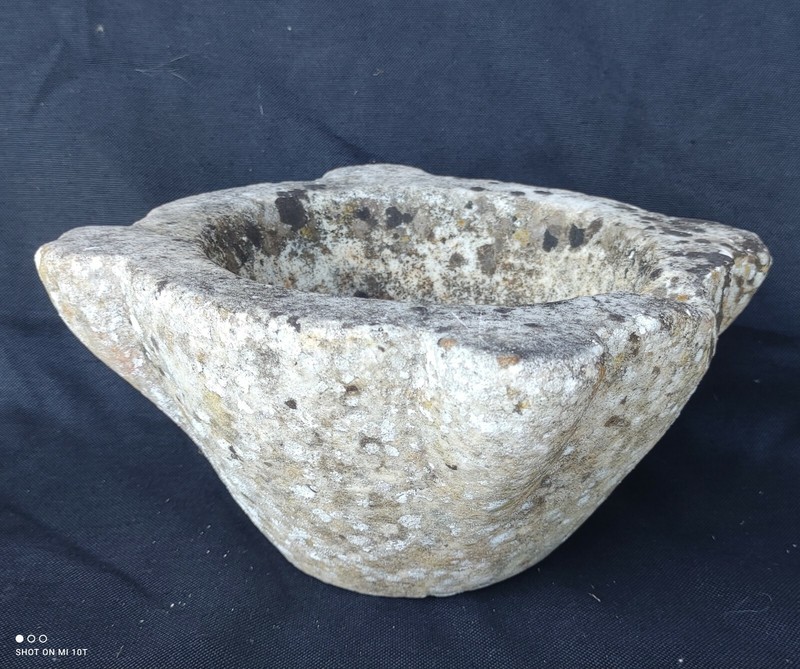 Ancien Mortier Marbre /Apothicaire Ancien/Marble Mortar/Old Apothecary