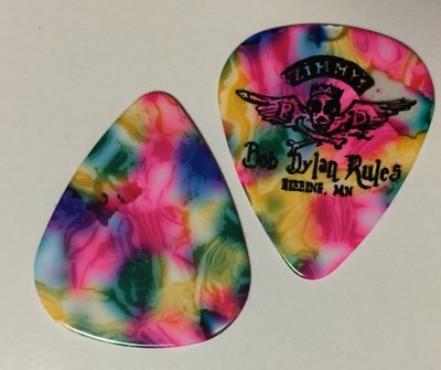 Bob Dylan Rules / Zimmy s Guitar Pick, Hibbing, Minnesota, Confetti, Medium