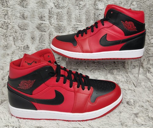 シューズ(男性用) Nike Air Jordan 1 Mid \"Reverse Bred Jordan 1 Mid Reverse Bred Men's - 554724-054 - US