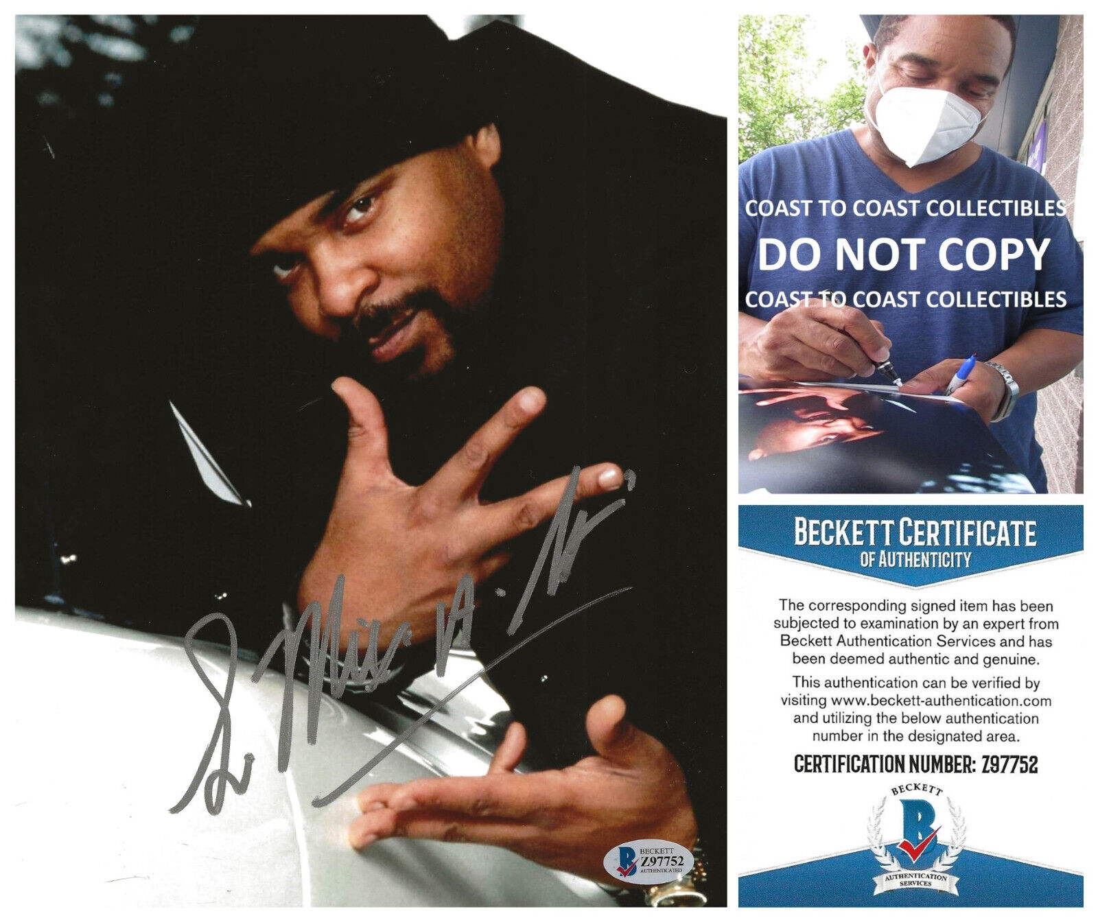Sir Mix A Lot rapper signed autographed 8x10 photo proof Beckett COA. STAR Sir Mix A Lot rapper signed autographed 8x10 photo proof Beckett COA. STAR
