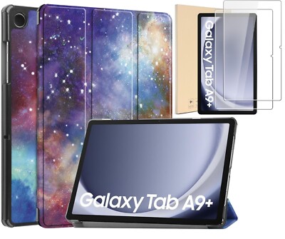 For Samsung Galaxy Tab A9+/Tab A9 Plus Case 11 inch Cover/Glass Screen Protector