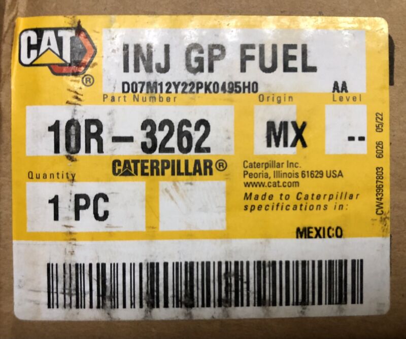 New Caterpillar 10R-3262 Diesel Fuel Injector 249-0713