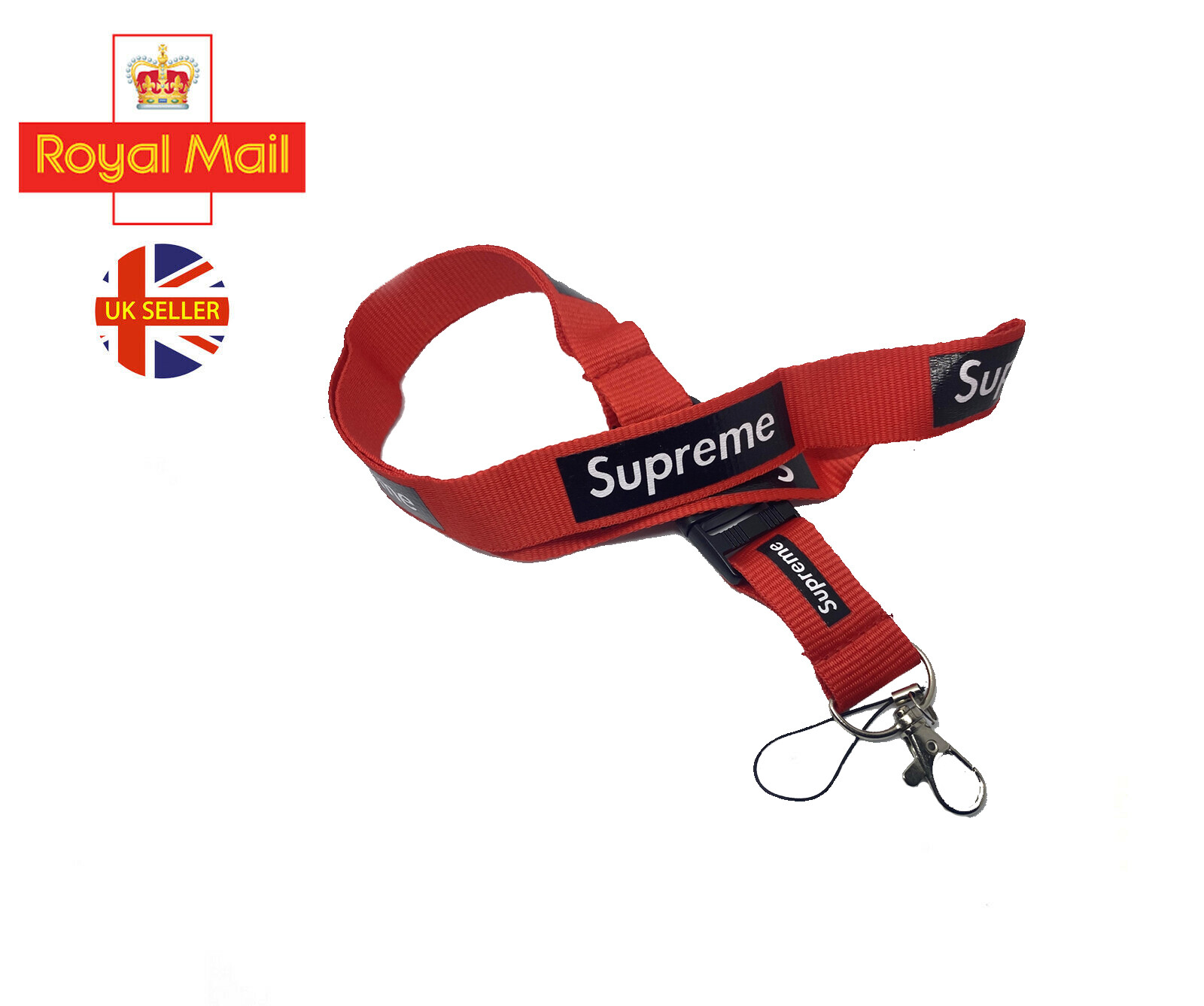 Supreme Lanyard Keyring ID Holder Phone 