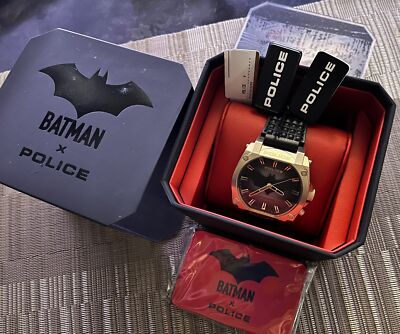 Pre-owned Police Batman [ Forever Batman Leather Belt ] Gdy0022602 Genuine From Japan