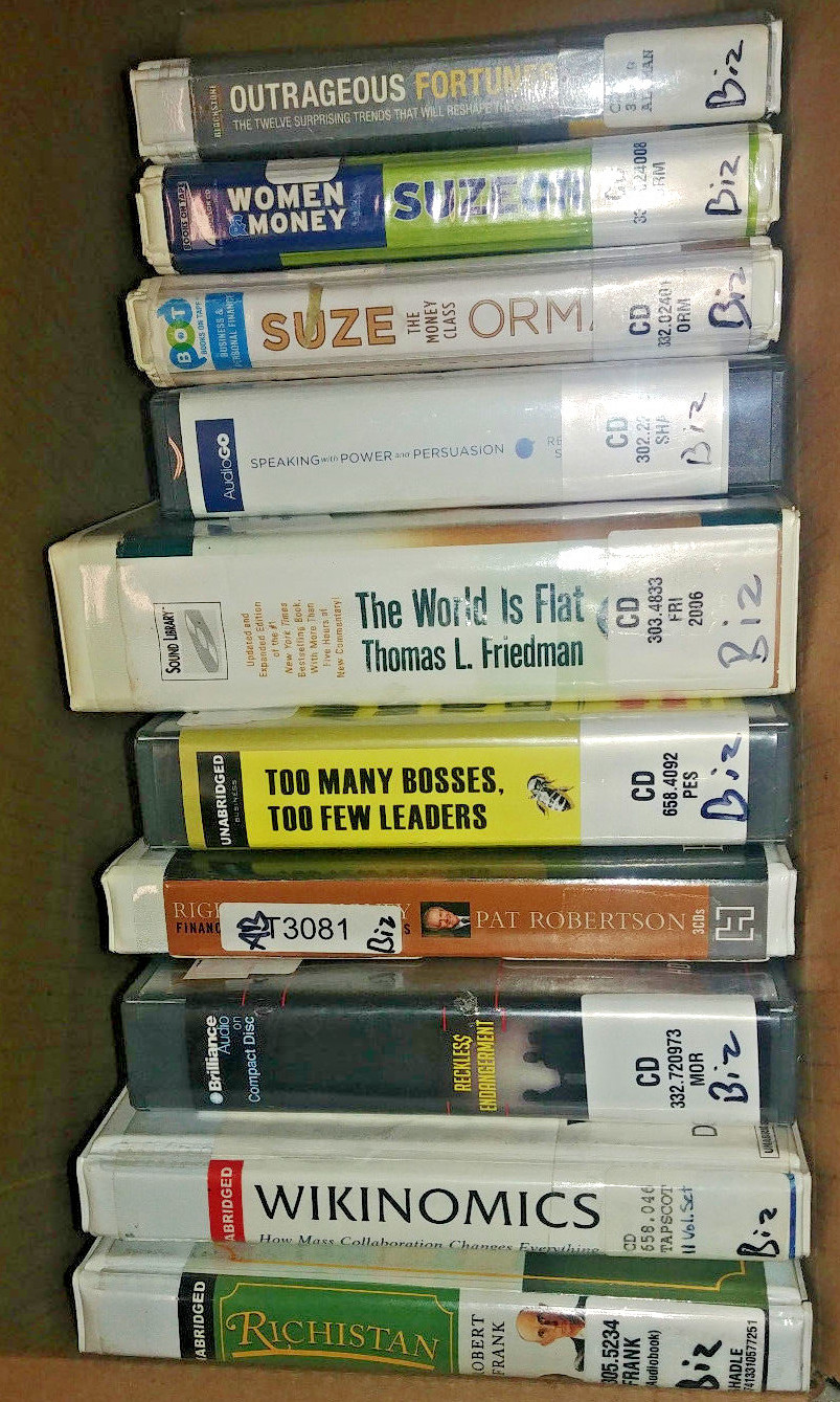 Business Audio Books Lot of 10 on CD FREE SHIPPING  A-10