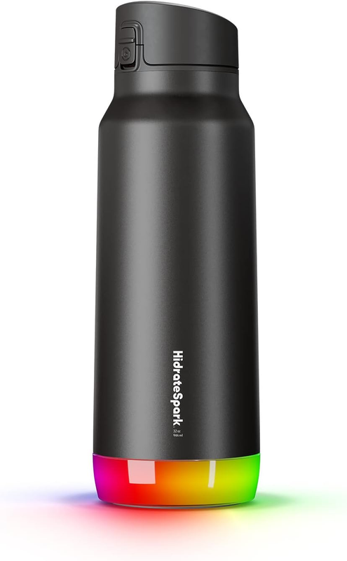 PRO Smart Water Bottle &ndash; Insulated Stainless Steel &ndash; Tracks Water Intake with Bl