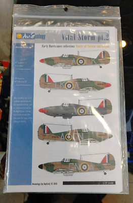 AVIAEOLOGY AOD24007.2 VITAL STORM PT.2 HURRICANES Decal Sheet