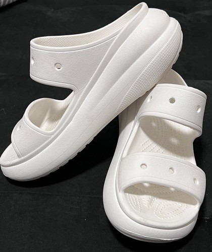 ★CROCS★ Public Crush Sandals BONE 24SUSD207670 24SUSD20767 Amazon.com | Crocs Unisex-Adult Crush Platform Sandals, Bone