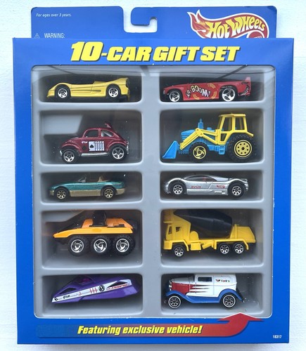 1997 Mattel Hot Wheels 10-Car Gift Set #18317 | eBay