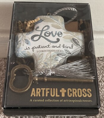 Demdaco Love is Patient and Kind Artful Cross Figure Susan Black In Box
