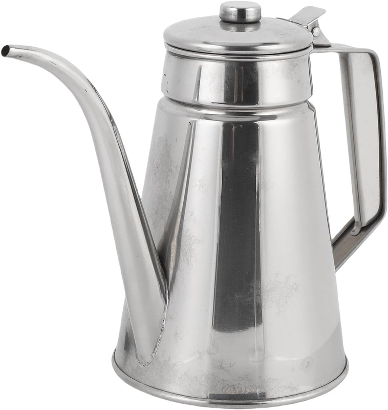 Olive Oil Dispenser Bottle, Leakproof Non Drip Stainless Steel Oil Bottle for Ki